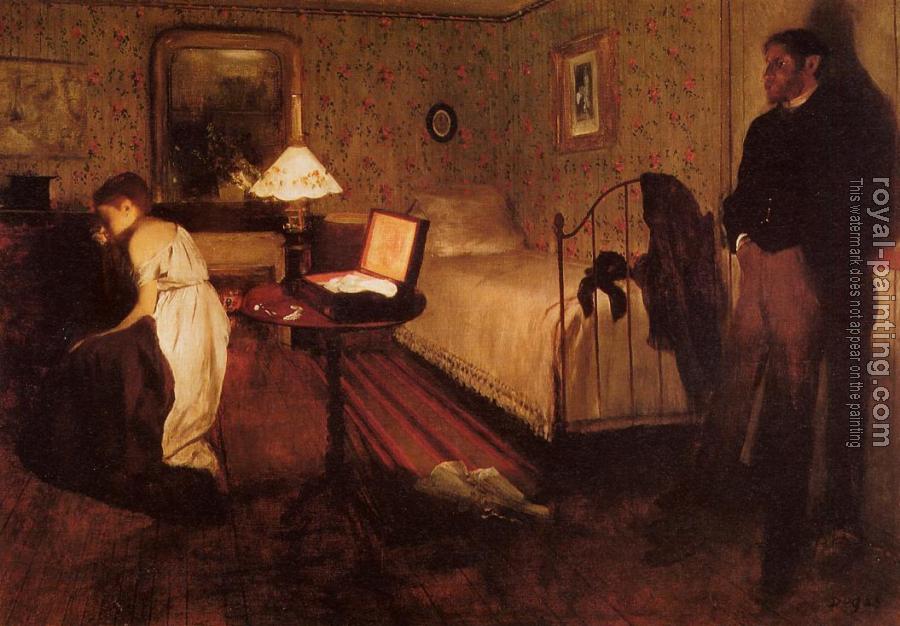 Edgar Degas : The Rape(Interior)